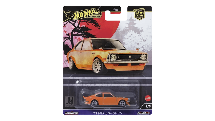 Машинка Premium Hot Wheels '72 Toyota Corolla Levin Japan