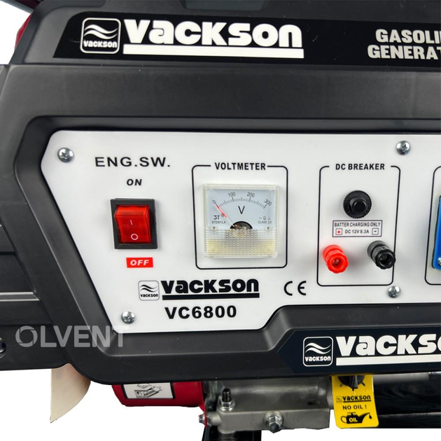 Генератор бензиновый Vackson VC6800 3,8 кВт / 3,5 кВт - изображение 4