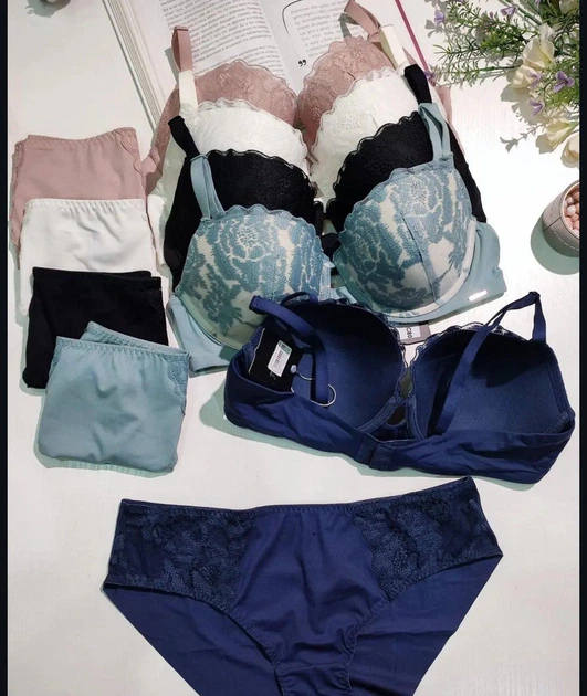 Комплект женского нижнего белья Balaloum 9448 темно-синий 80D/L