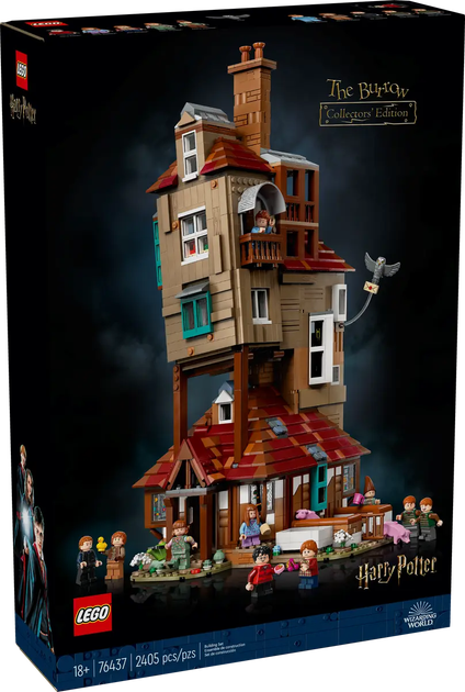 Zestaw klocków LEGO Harry Potter: Nora — edycja kolekcjonerska 2405 elementów (76437) - obraz 1