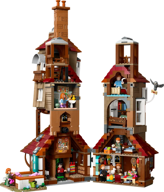 Zestaw klocków LEGO Harry Potter: Nora — edycja kolekcjonerska 2405 elementów (76437) - obraz 3
