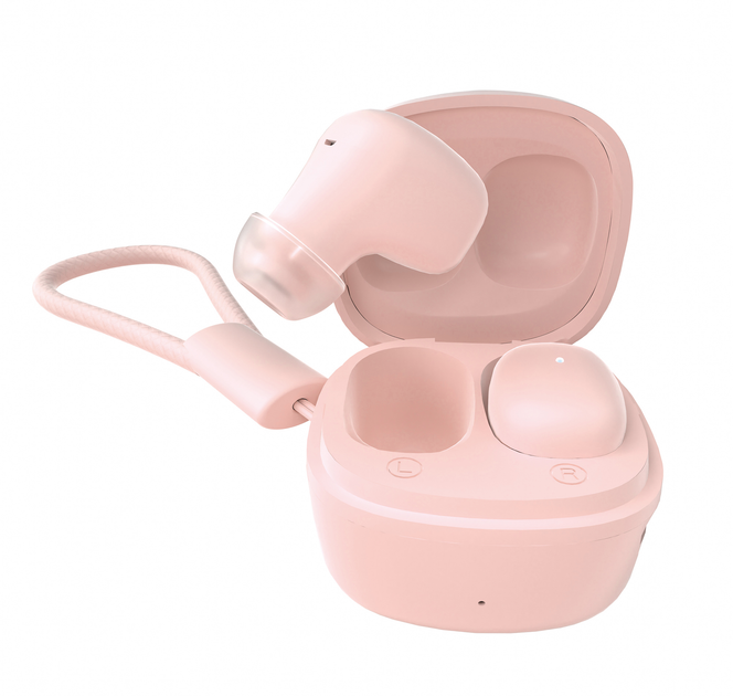 Наушники TWS Ergo BS-530 Twins Nano 2 Pink - Фото 5 Наушники TWS Ergo BS-530 Twins Nano 2 Pink - изображение 5