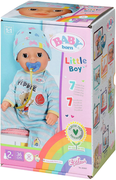 Пупс Zapf Creation Baby Born Soft Touch Little Boy 36 см (4001167831977) - зображення 1