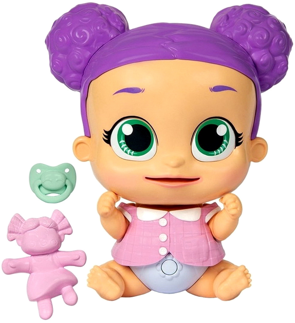 Lalka bobas Imc Toys Laffies Lily Interaktywna Fioletowe włosy (8421134093379) - obraz 2