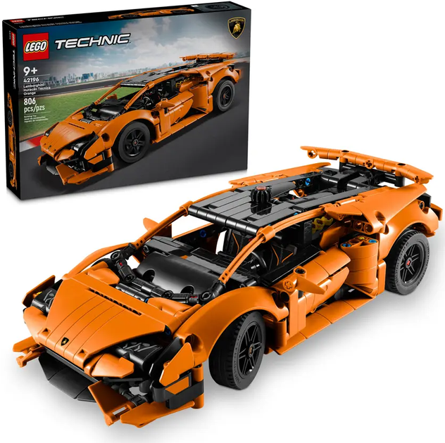 Конструктор LEGO Technic: Оранжевый Lamborghini Huracán Tecnica 806 элементов (42196) - изображение 7