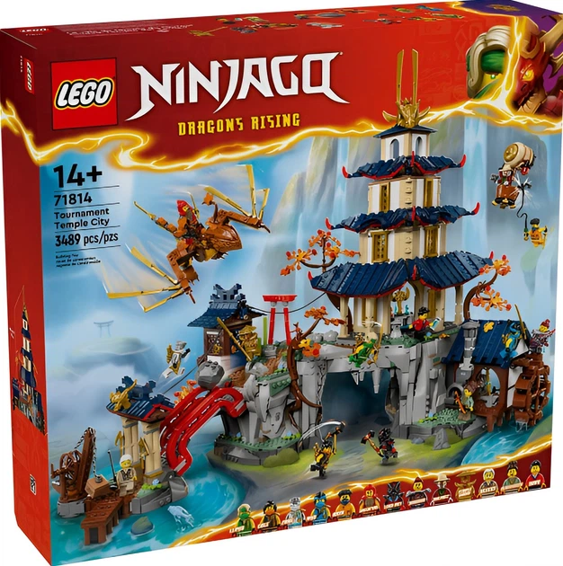 Конструктор LEGO Ninjago: Турнирный город с храмом 1650 элементов