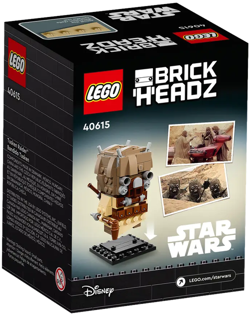 Конструктор LEGO Star Wars BrickHeadz Tusken Robber 152 елемента (40615) - зображення 5