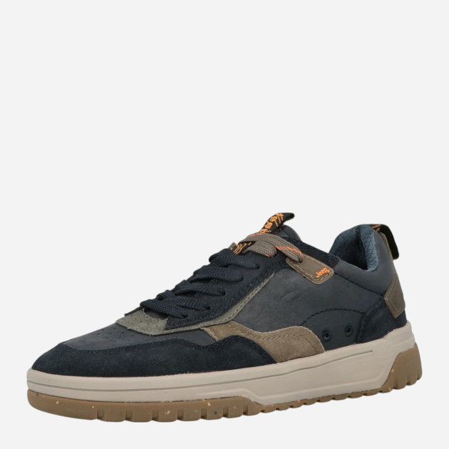 Sneakersy męskie do kostki Jeep JM42100A-016 40 (6UK) 26.9 cm Granatowe (8050246386446) - obraz 3