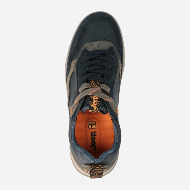 Sneakersy męskie do kostki Jeep JM42100A-016 40 (6UK) 26.9 cm Granatowe (8050246386446) - obraz 4