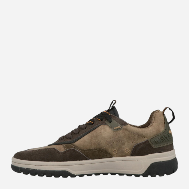 Sneakersy męskie do kostki Jeep JM42100A-028 40 (6UK) 26.9 cm Brązowe (8050246386583) - obraz 3