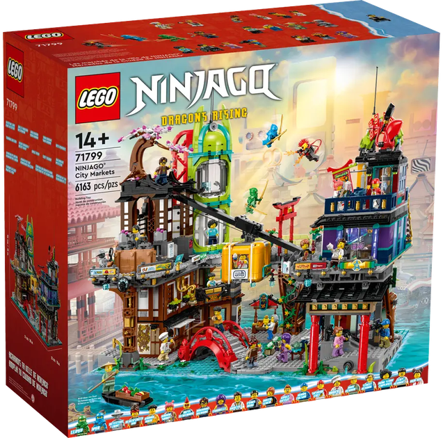 Конструктор LEGO Ninjago Міська площа NINJAGO 6163 елемента (71799) - зображення 1