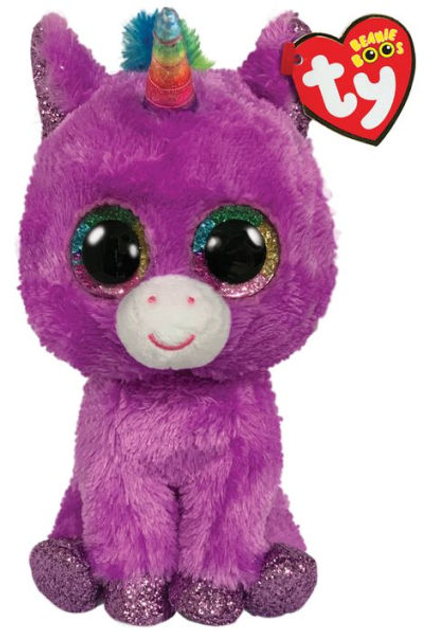 М'яка іграшка TY Beanie Boos Розетта Єдиноріг 15 см 36328 (0008421363285) - зображення 1