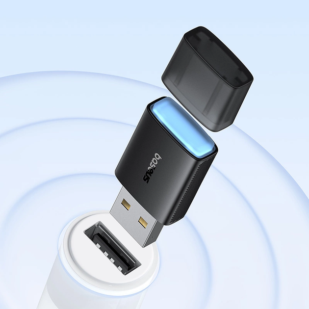 Wi-Fi адаптер Baseus FastJoy Series High Speed 650Mbps Dual Band 2.4GHz/5GHz USB Wifi Adapter (BS-OH170) - изображение 7