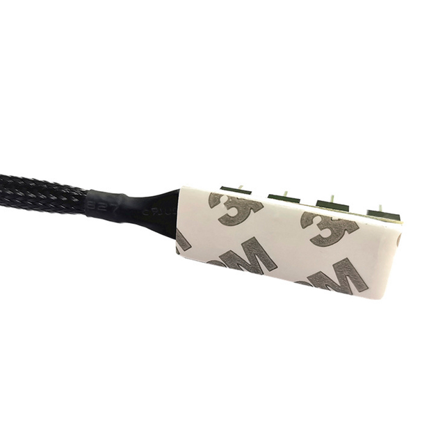 Разветвитель питания BauTech на 4 кулера Hub Fan 4 pin 40 см Чёрный (1014-763-00) - изображение 5