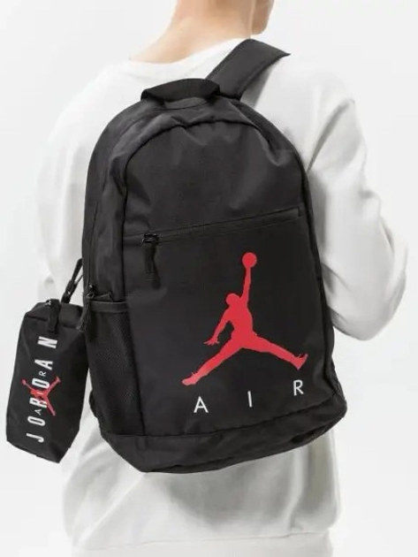 Plecak sportowy Nike Jordan Air School Backpack 9B0503-023 18 l Czarny (742728576107) - obraz 2