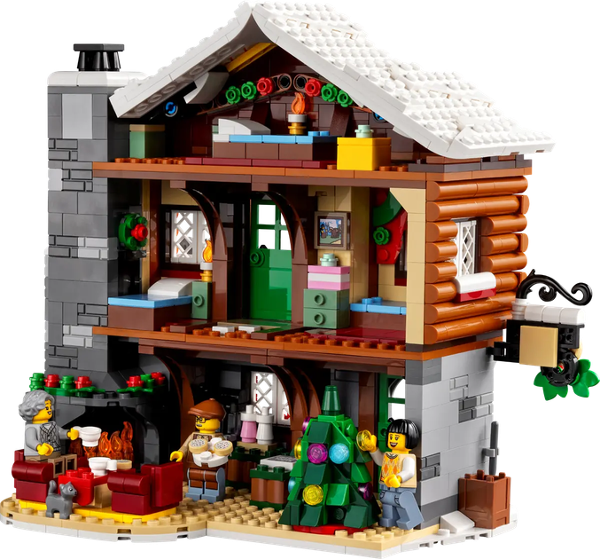 Zestaw klocków LEGO Icons Górska chata 1517 elementów (10325) - obraz 2