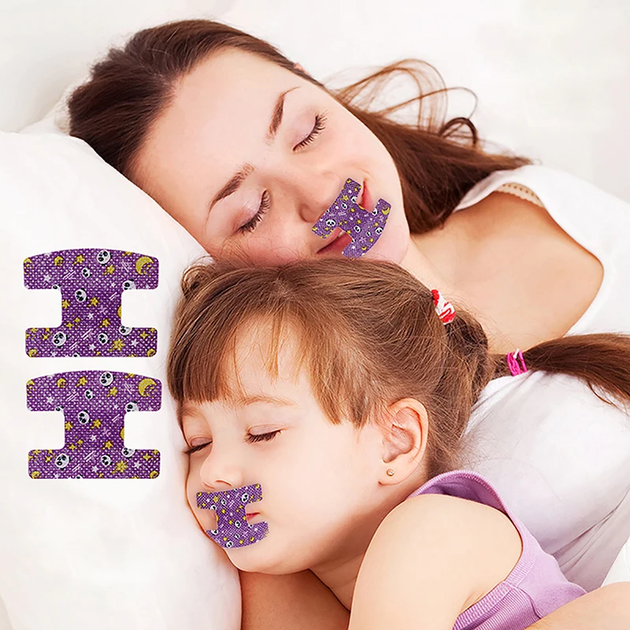 Смужки для забезпечення носового дихання уві сні Sleep Strips Для всієї родини 20 шт РК021 - зображення 2