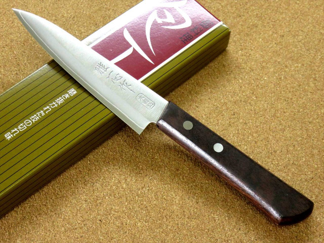 Ніж овочевий 120 мм, AUS8 3 шари, Kanetsugu Miyabi Isshin 2001