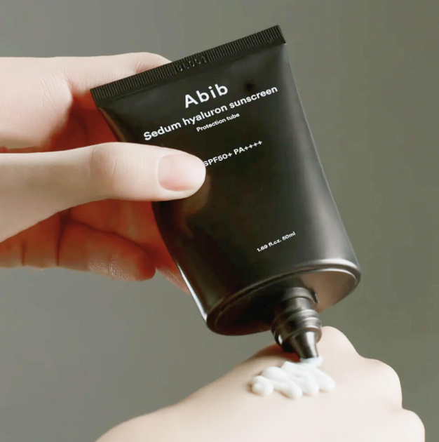 Увлажняющий солнцезащитный санскрин Abib Sedum Hyaluron Sunscreen Protection Tube SPF50+ PA ++++ 50ml - Фото 3 Увлажняющий солнцезащитный санскрин Abib Sedum Hyaluron Sunscreen Protection Tube SPF50+ PA ++++ 50ml - изображение 3