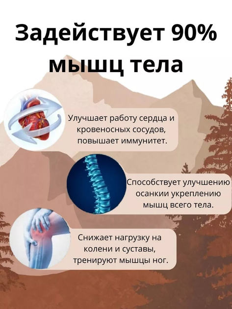 Палки для скандинавской ходьбы спортивные трекинговые для пожилых людей Серые + наконечники - изображение 3