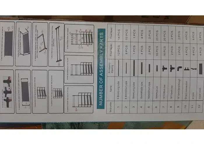 Універсальний вішак для одягу New simple floor clothes rack size 60X30X151 см Білий - Фото 3 Універсальний вішак для одягу New simple floor clothes rack size 60X30X151 см Білий - зображення 3