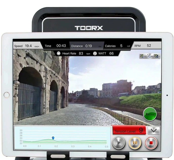 Горизонтальний велотренажер Toorx Recumbent Bike BRXR 300 - зображення 9