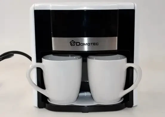 Кофеварка DOMOTEC MS0705 500Вт 2 чашки Белый - изображение 6