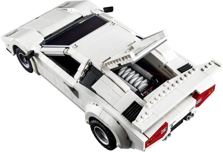 Zestaw klocków LEGO Icons Lamborghini Countach 5000 Quattrovalvole 1506 elementów (10337) - obraz 6