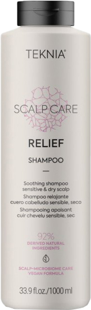 Szampon do włosów Lakme Teknia Scalp Care Relief micelarny do wrażliwej i suchej skóry głowy 1000 ml (8429421443814) - obraz 1