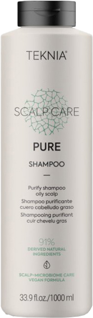 Szampon Lakme Teknia Scalp Care Pure do włosów przetłuszczających się 1 l (8429421443319) - obraz 1