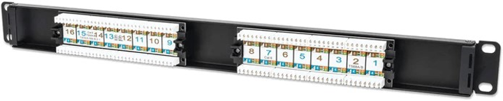 Patch panel Intellinet 19" 1U Cat 6 16-Port (IPP-19C616-1U) - obraz 4