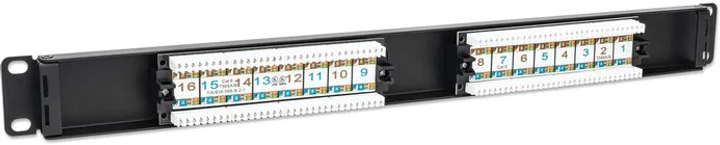Patch panel Intellinet 19" 1U Cat 6 16-Port (IPP-19C616-1U) - obraz 5