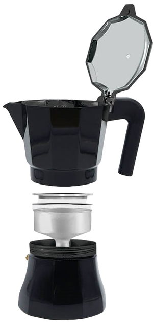 Гейзерная кофеварка Maestro Espresso Moka Алюминиевая 450 мл (MR-1658-9) - изображение 2