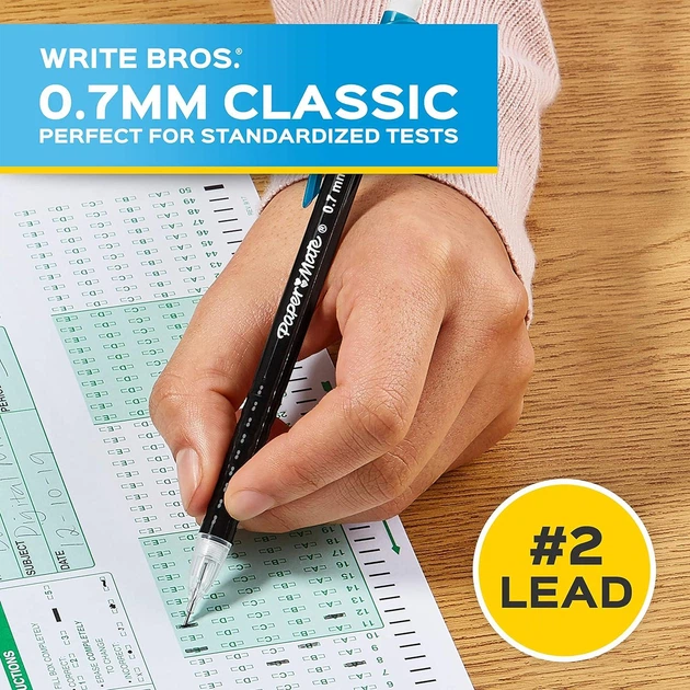 Набір механічних олівців Paper Mate Mechanical Pencils, Write Bros. 0.7 мм (2096310) - зображення 4