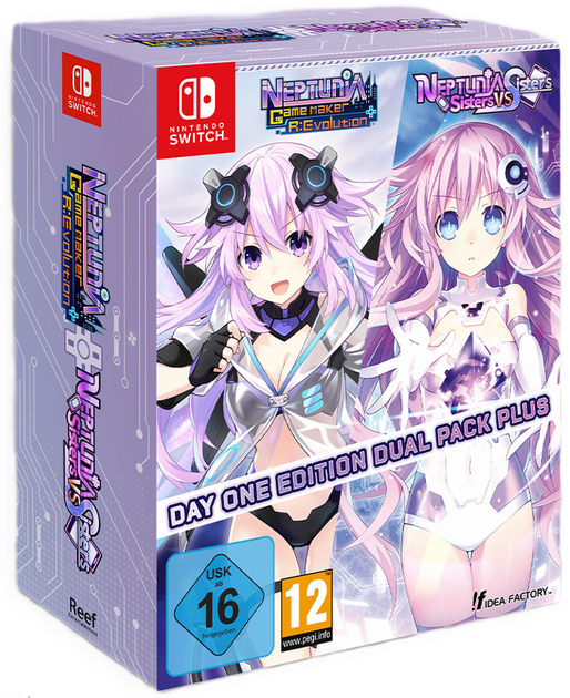 Гра Nintendo Switch Neptunia Game Maker R:Evolution / Neptunia: Sisters VS Sisters Day One Edition Dual Pack (Картридж) (5060941717257) - зображення 1