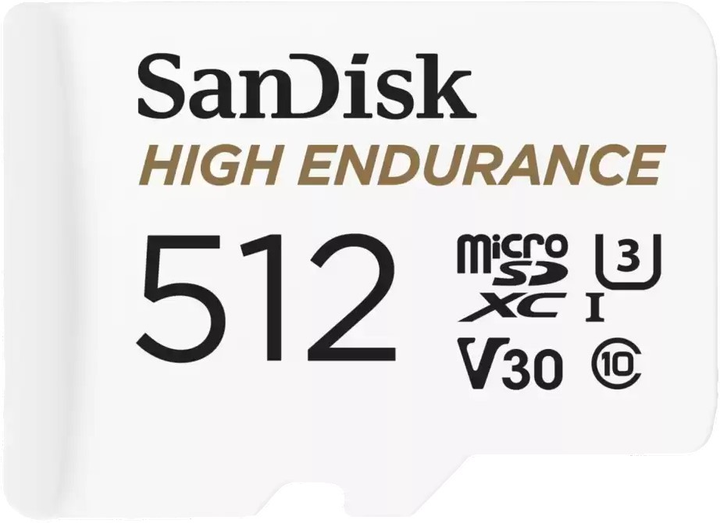 Karta pamięci SanDisk High Endurance microSDXC UHS-I 512GB Class 10 (SDSQQNR-512G-GN6IA) - obraz 1