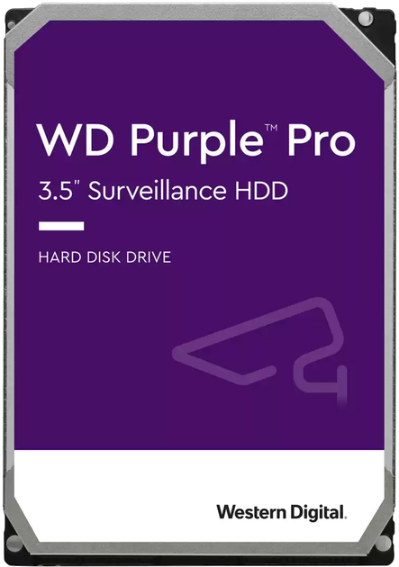 Жорсткий диск Western Digital Purple Pro 24TB 7200rpm 512MB WD240PURP 3.5 SATA III - зображення 1