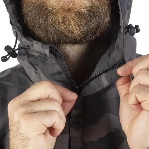 Анорак Комбат зимний Mil-Tec combat anorak winter black Dark camo 10335080 -3XL - изображение 6