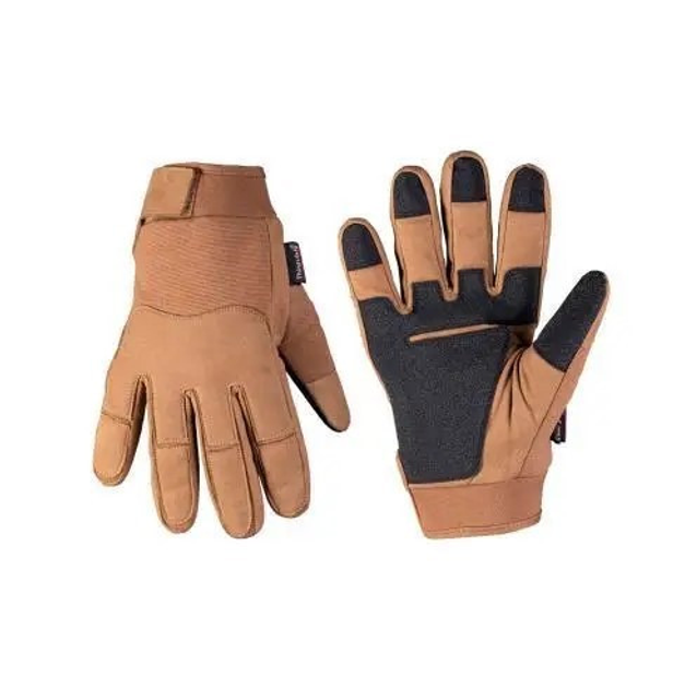 Перчатки тактические зимние с мембраной Mil-tec 12520819 Койот Army Gloves Winter Thinsulate размер S - изображение 1