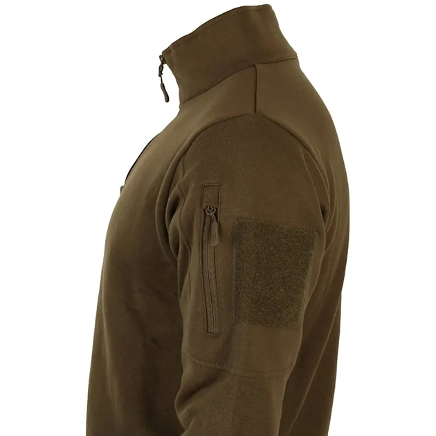 Кофта тактическая Mil-Tec Sweatshirt Coyote 11472519 - S - Фото 4 Кофта тактическая Mil-Tec Sweatshirt Coyote 11472519 - S - изображение 4
