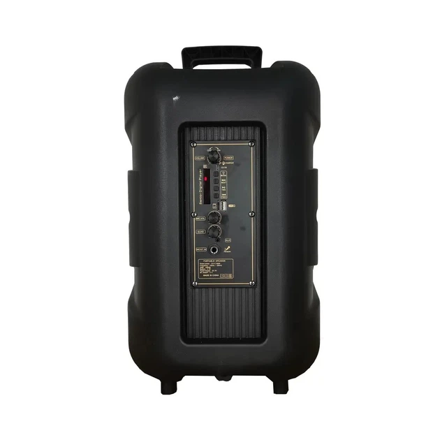 Мощная акустическая система с караоке микрофоном MHZ RX-1228W Портативная Bluetooth колонка с RGB подсветкой - изображение 8