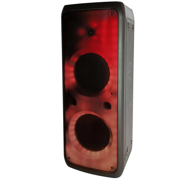 Акустична система MHZ Goldteller 505-60W з USB/TF/FM/потужна Bluetooth колонка з караоке мікрофоном 60W RGB лід підсвічування - зображення 5