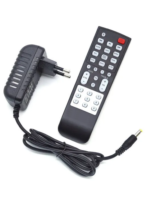 Акустична система MHZ Goldteller 504-50W потужна Bluetooth колонка з RGB підсвічуванням USB/AUX/TFcard/FM-тюнер - зображення 7