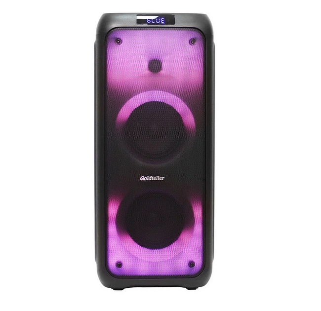 Акустична система MHZ Goldteller 504-50W потужна Bluetooth колонка з RGB підсвічуванням USB/AUX/TFcard/FM-тюнер - зображення 10