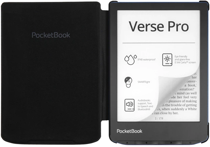 Pokrowiec PocketBook dla PocketBook 6" Shell Cover PB629/634 Black (H-S-634-K-WW) - obraz 4