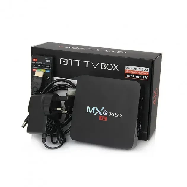 Android TV-приставка Smart Box MXQ PRO 1 Gb + 64 Gb Professional медіаплеєр смарт мініприставка PRK - зображення 3