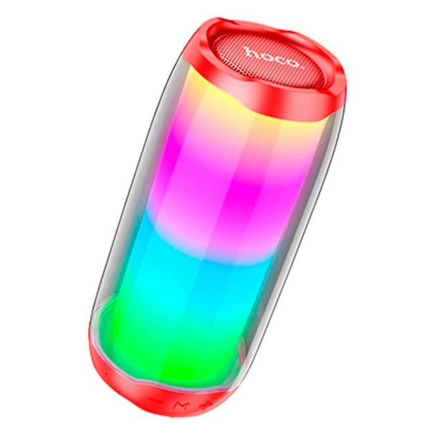Беспроводная Портативная Bluetooth Колонка Hoco HC8 с RGB ночником |BT5.0, FM, AUX, USB, TF, 10W| Red - изображение 4