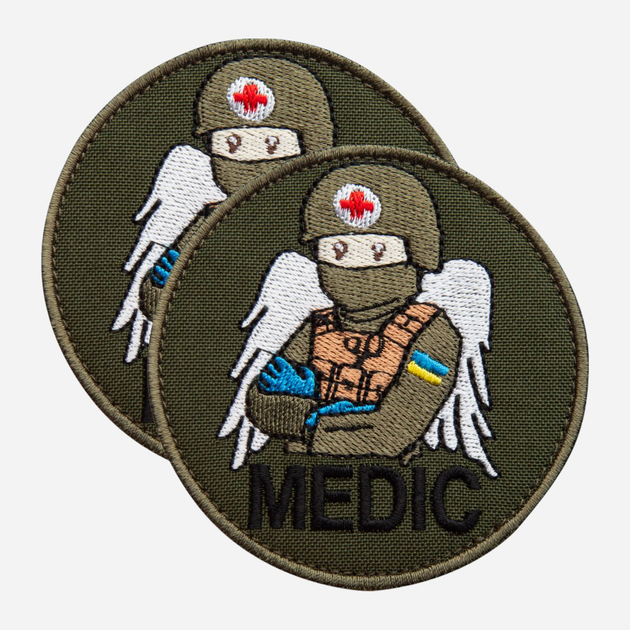 Набір шевронів на липучці IDEIA MEDIC 7.5 см (2200004855646_1) - зображення 1