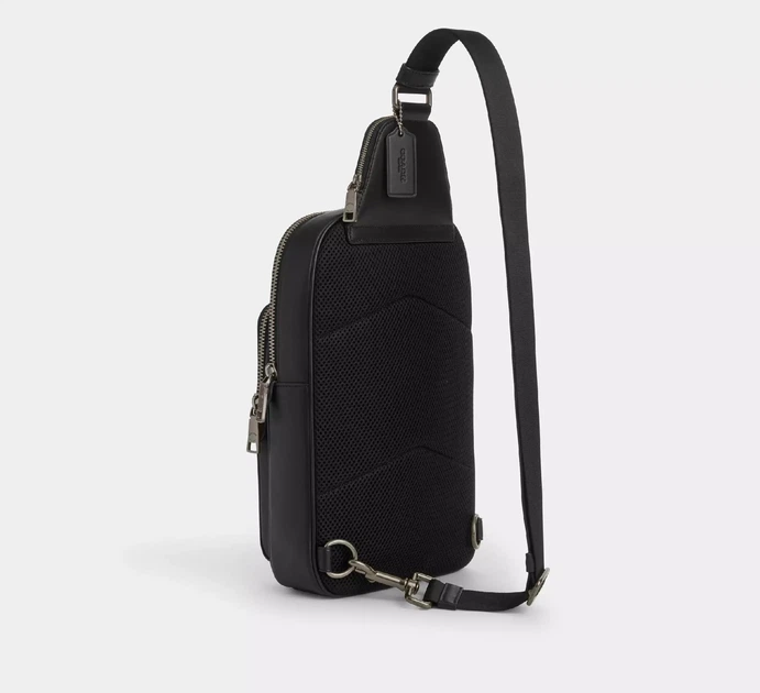 Мужская сумка Coach Ethan Pack In Signature Canvas – Оригинальные