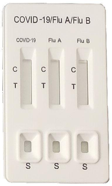 Быстрый тест на антиген JAL Medical (Singapore) Pte COVID-19 и вирус гриппа типа А/ вирус гриппа типа В (мазок) - изображение 1